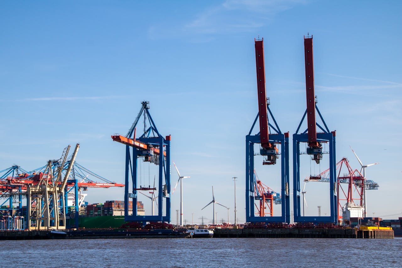 Containerhafen in Hamburg